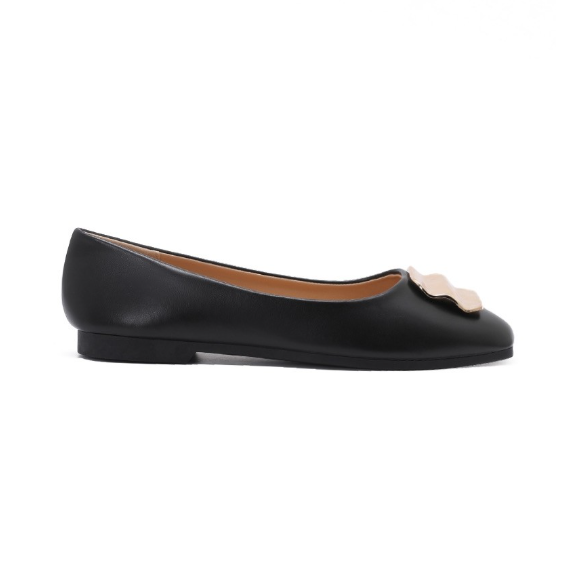 Ballerines à détail métallique - Camel - taille 41 - vue 18