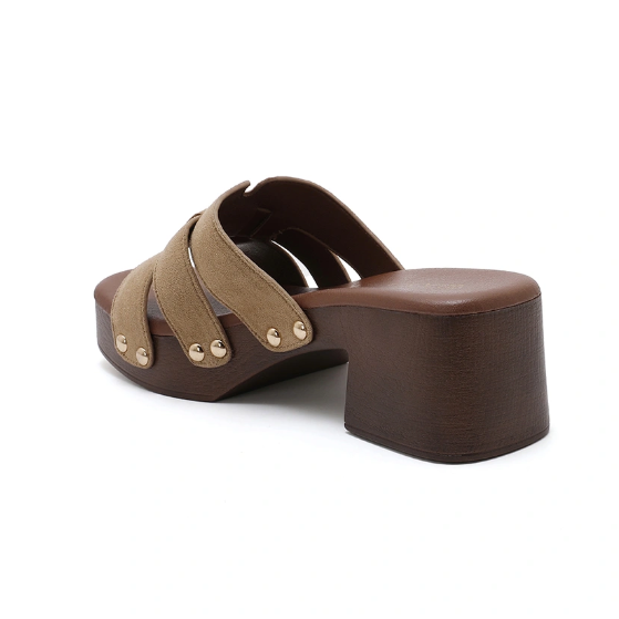 Sandale à plateforme tendance - Noir - taille 41 - vue 6