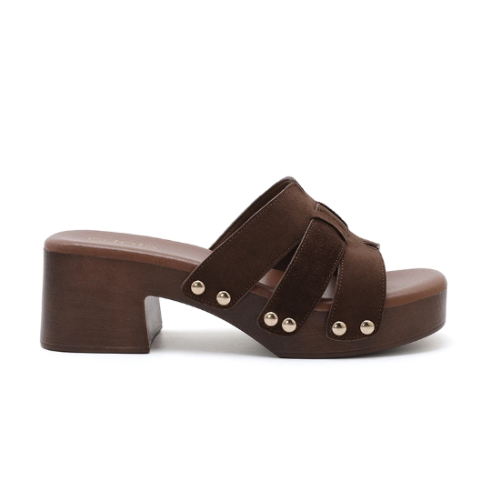 Sandale à plateforme tendance - Camel - taille 36 - vue 13
