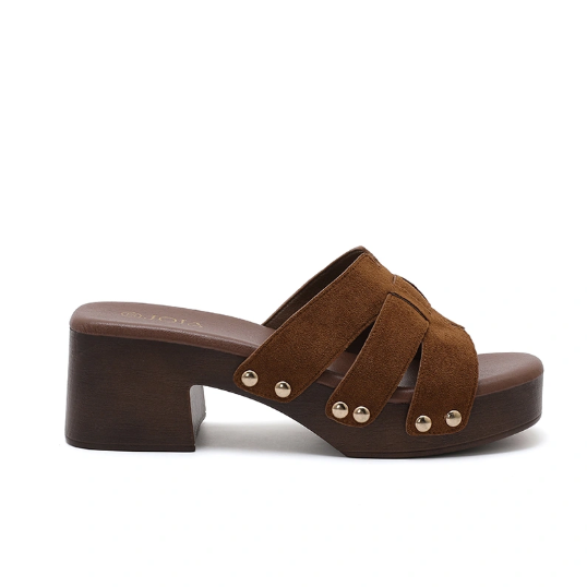 Sandale à plateforme tendance - Camel - taille 40 - vue 17