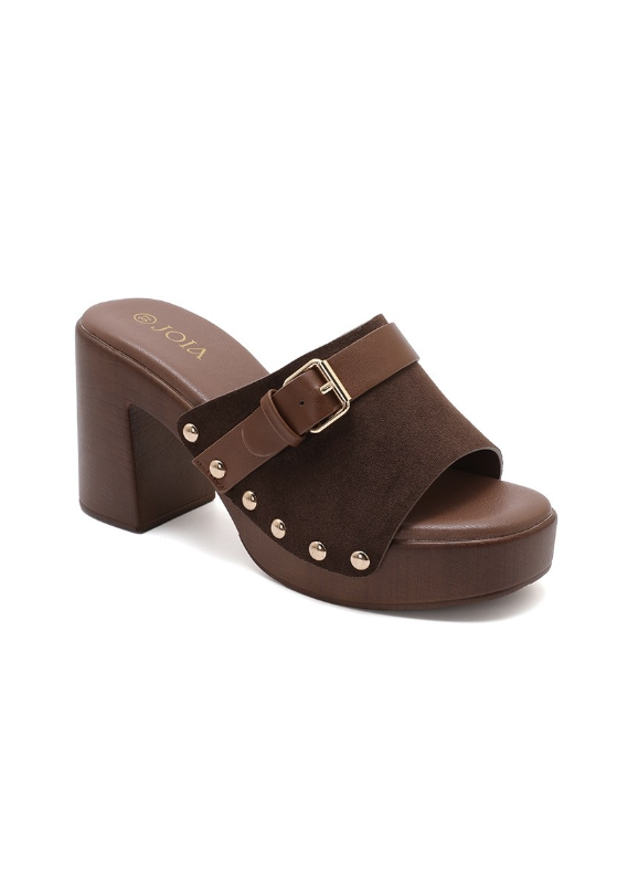 Sandales à Talon Plateforme - Marron - taille 41 - vue 12