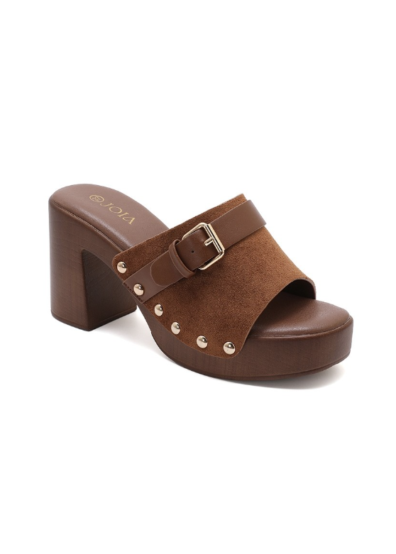 Sandales à Talon Plateforme - Camel - taille 39 - vue 16