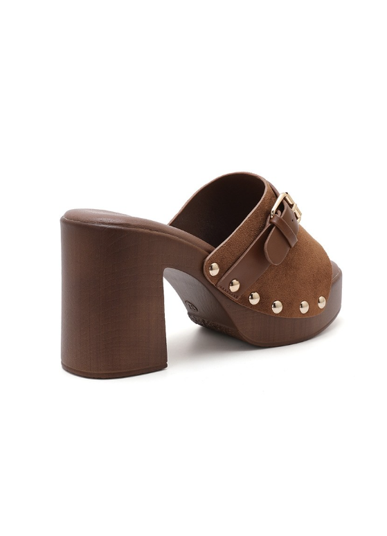 Sandales à Talon Plateforme - Camel - taille 41 - vue 18