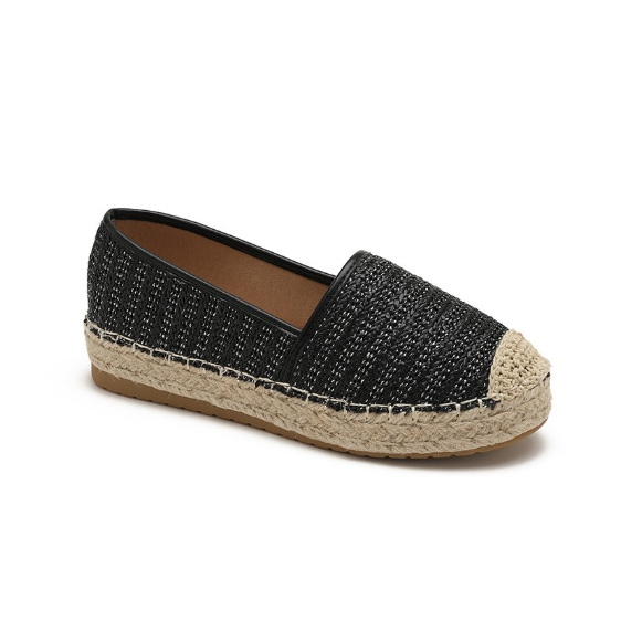 Espadrilles plates décontractées - Nude - taille 37 - vue 8