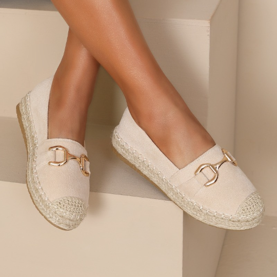 Espadrilles à Mors Doré - Noir - taille 36 - vue 1