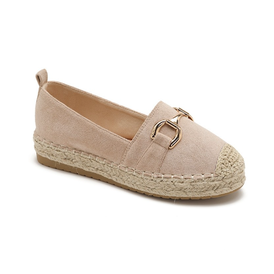 Espadrilles à Mors Doré - Beige - taille 37 - vue 8
