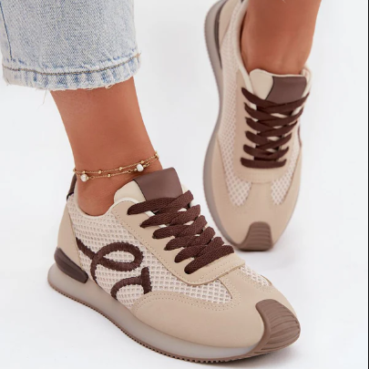 Basket en simili cuir - Noir - taille 41 - vue 6