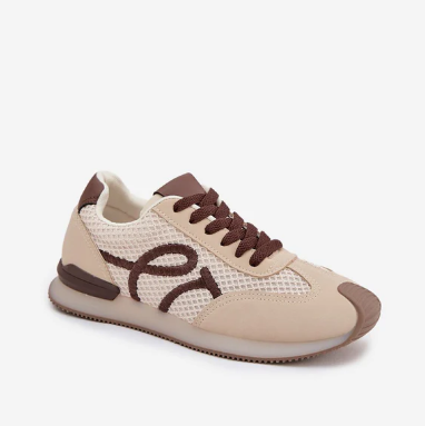 Basket en simili cuir - Blanc - taille 36 - vue 7