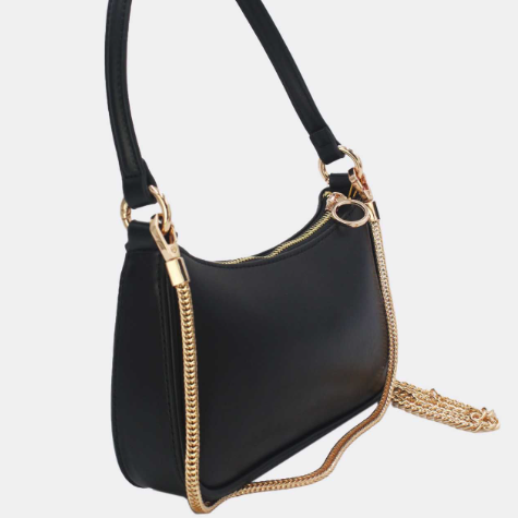 Sac Baguette Minimaliste - Or - vue 4