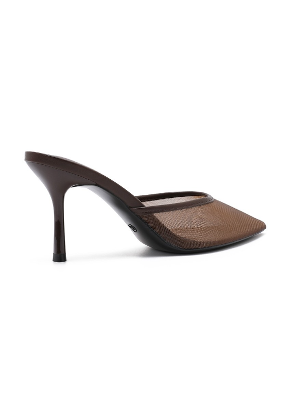 Escarpin en Mesh - Marron - taille 37 - vue 14