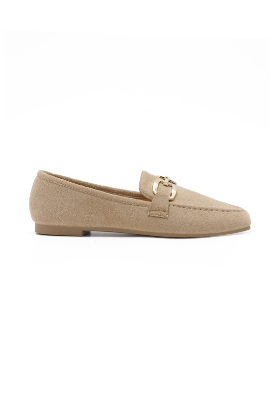 Mocassins en Suédine– Douceur et Sophistication - Kaki - taille 36 - vue 7
