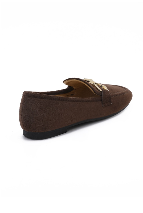 Mocassins en Suédine– Douceur et Sophistication - Marron - taille 36 - vue 13