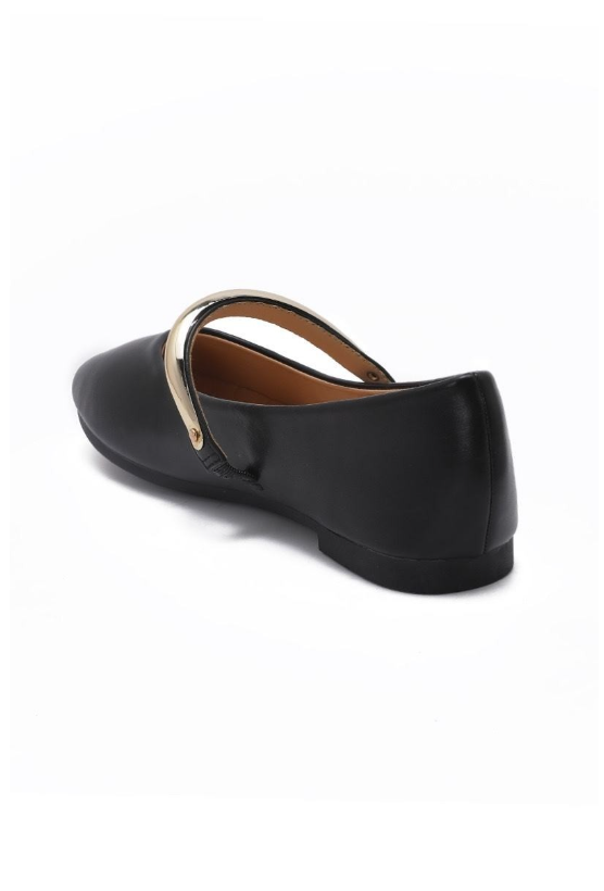 Ballerine à Bride Tubulaire Dorée - Kaki - taille 39 - vue 10