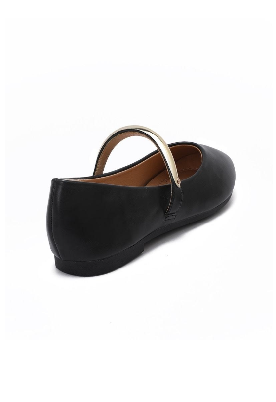 Ballerine à Bride Tubulaire Dorée - Kaki - taille 40 - vue 11