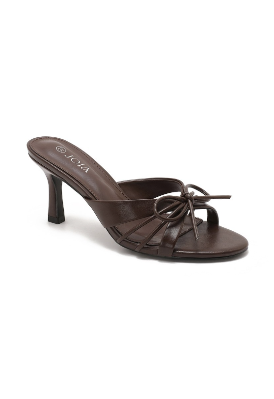 Sandale à Talons et Nœud Délicat - Marron - taille 41 - vue 12