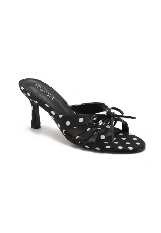 Sandale à Talons et Nœud Délicat - Noir - taille 39 - vue 4