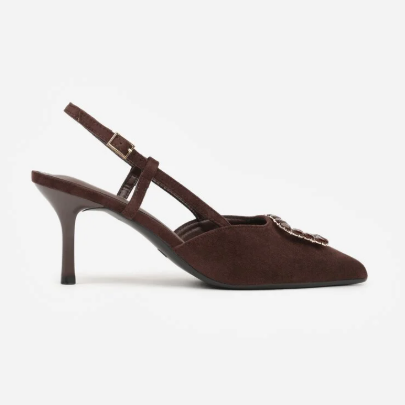 Chaussures talon bijoux - Noir - taille 37 - vue 2