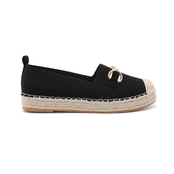 Espadrilles Plates à Mors Doré - Beige - taille 41 - vue 12