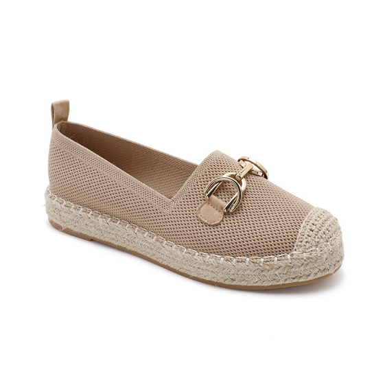 Espadrilles Plates à Mors Doré - Rose - taille 36 - vue 19
