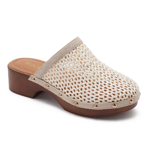 Sabots en Cuir Tressé - Beige - taille 36 - vue 7