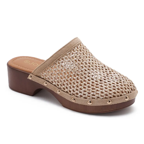 Sabots en Cuir Tressé - Kaki - taille 39 - vue 16