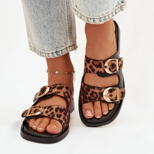 Mulle Bicolores à Boucles Dorées - Noir - taille 39 - vue 4