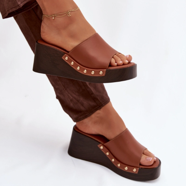 Sandale compensée à Plateforme - Beige - taille 36 - vue 19