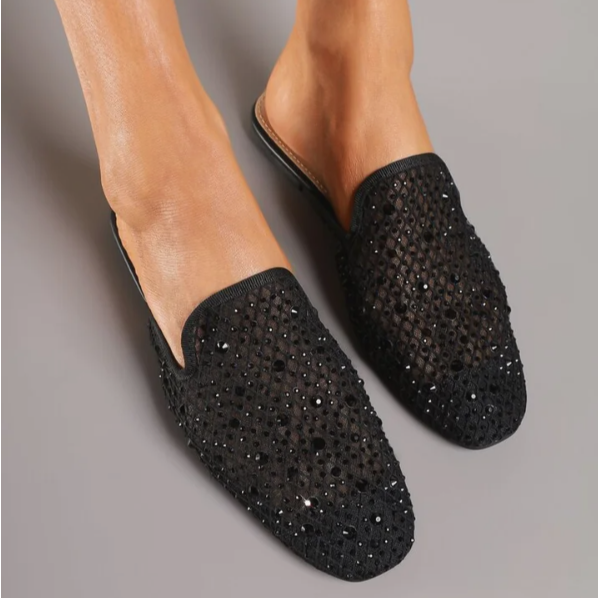 Babouche Pointues "Éclat de Nuit" - Noir - taille 40 - vue 5