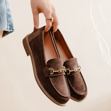 Mocassins femme classique - Taupe - taille 36 - vue 7
