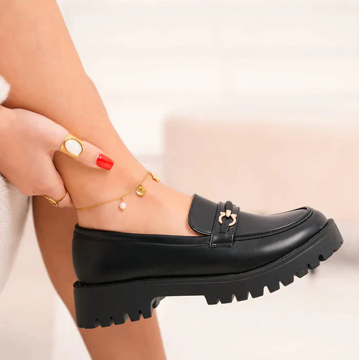 Mocassins avec détail doré - Beige - taille 41 - vue 12