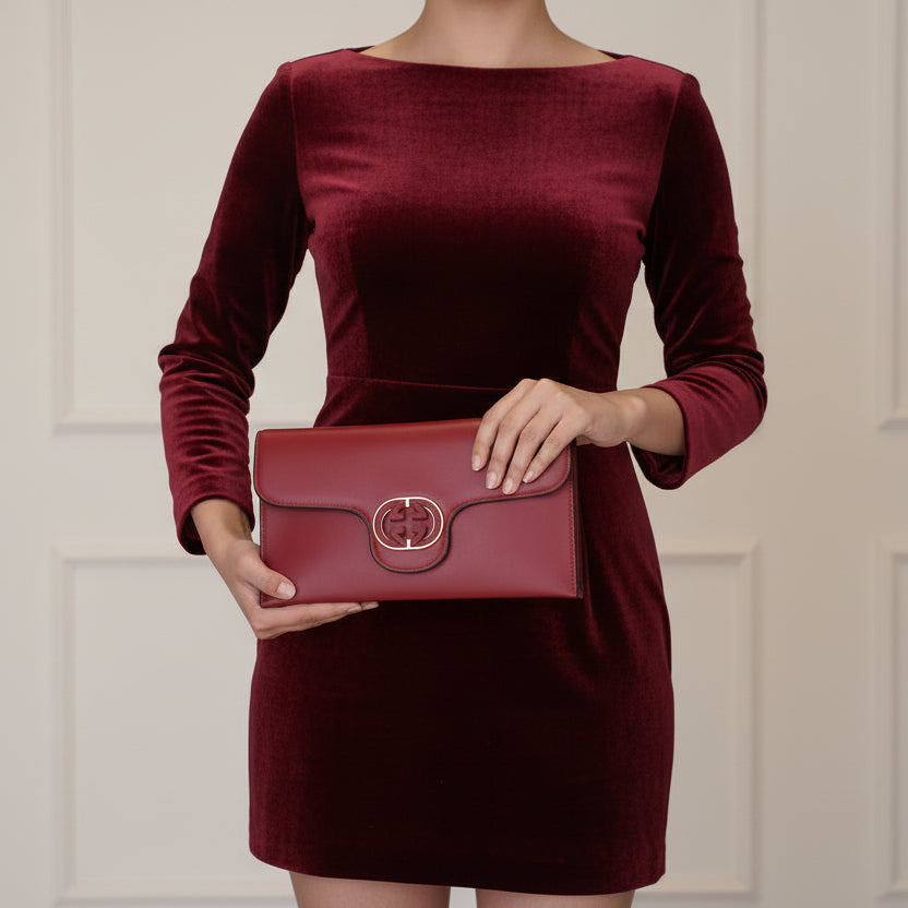 Pochette - orange - vue 4