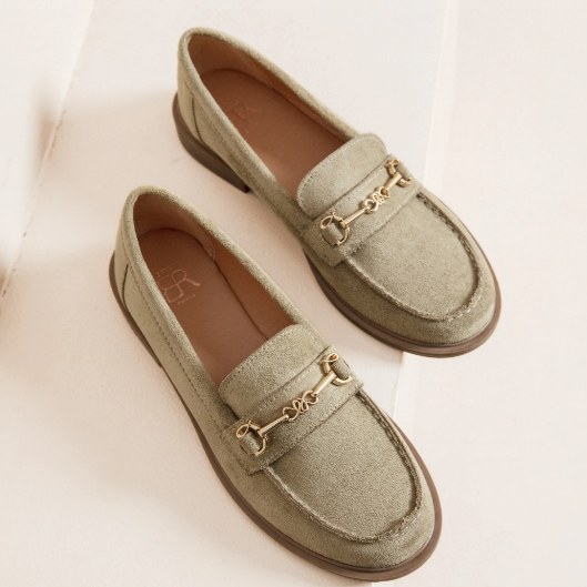 Mocassins femme classique - Taupe - taille 37 - vue 8