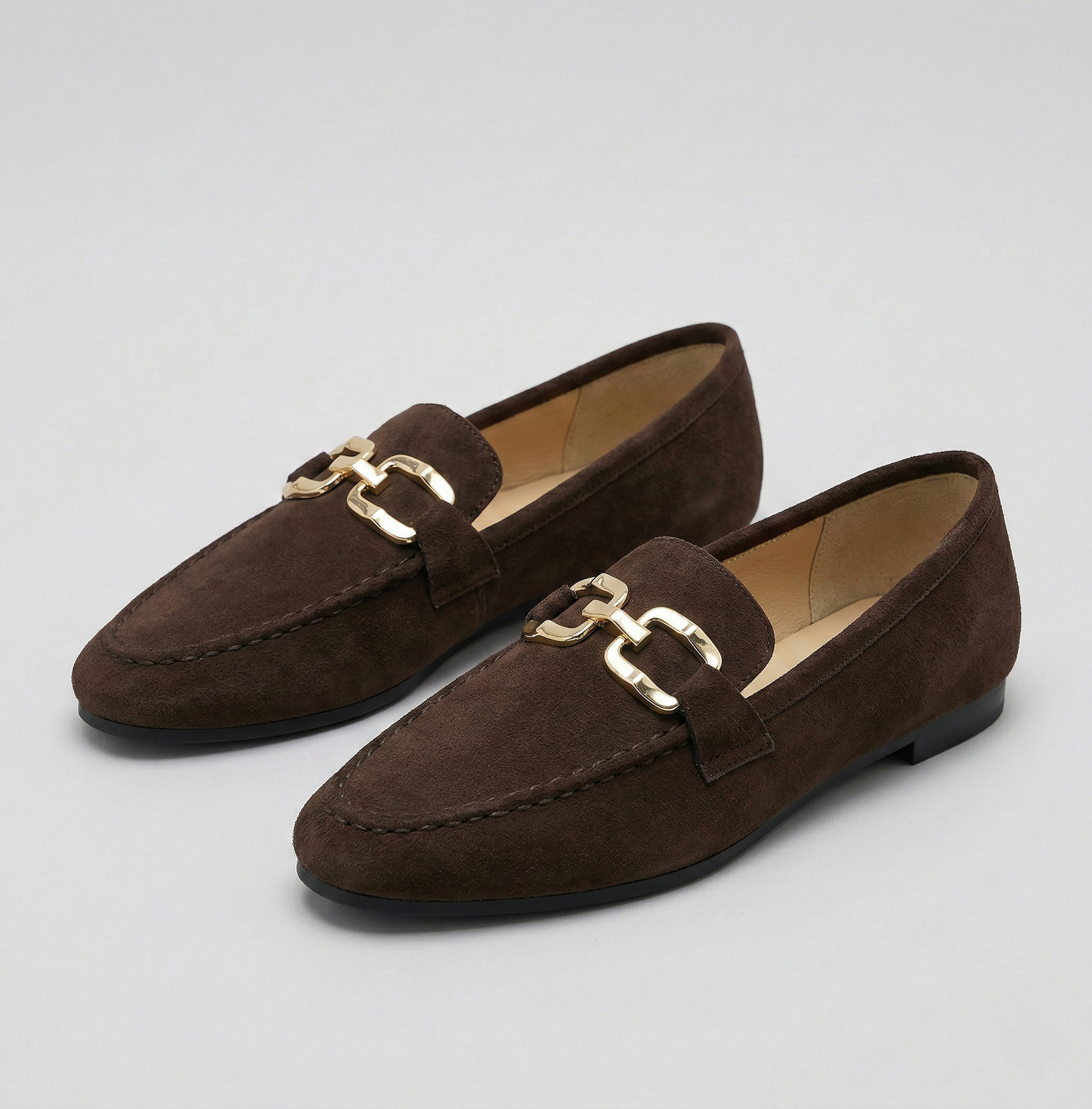 Mocassins en Suédine– Douceur et Sophistication - Noir - taille 38 - vue 3