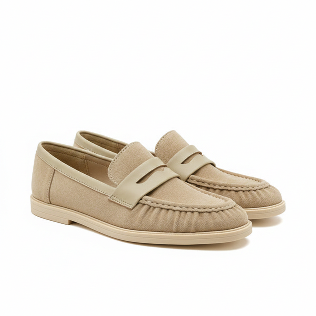 Mocassins Penny en Daim - Marron - taille 39 - vue 16