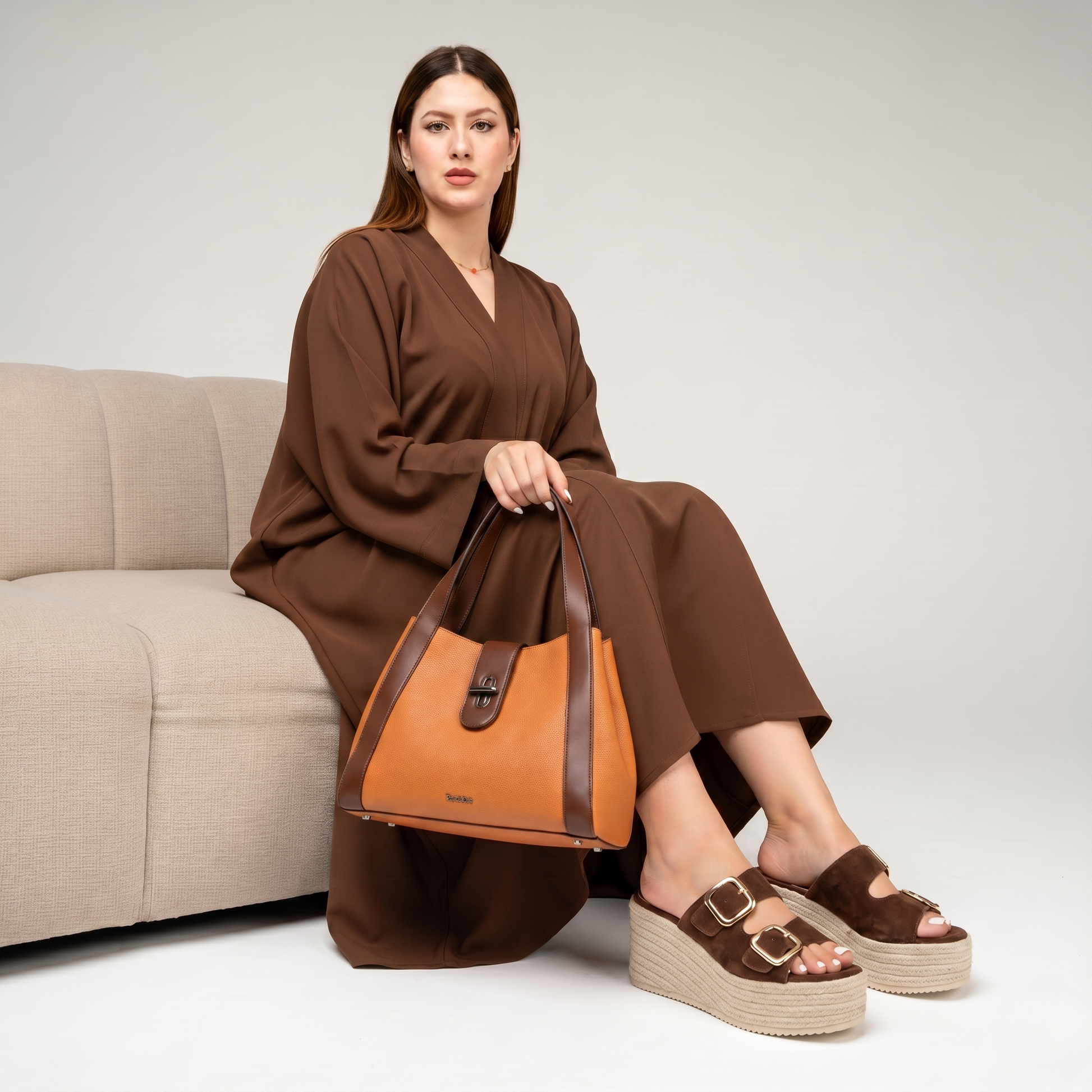 Ensembles Sac & Sandales Compensse - Or - taille 39 - vue 4