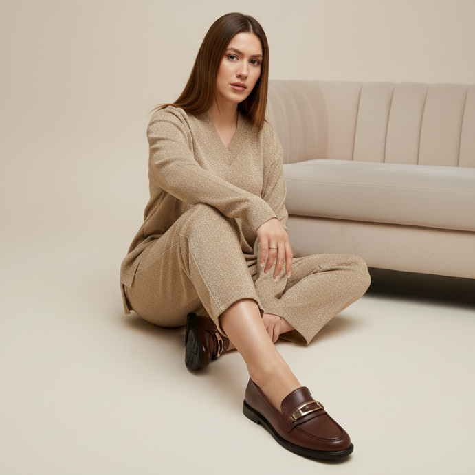 Mocassins avec boucle décorative - Noir - taille 37 - vue 2