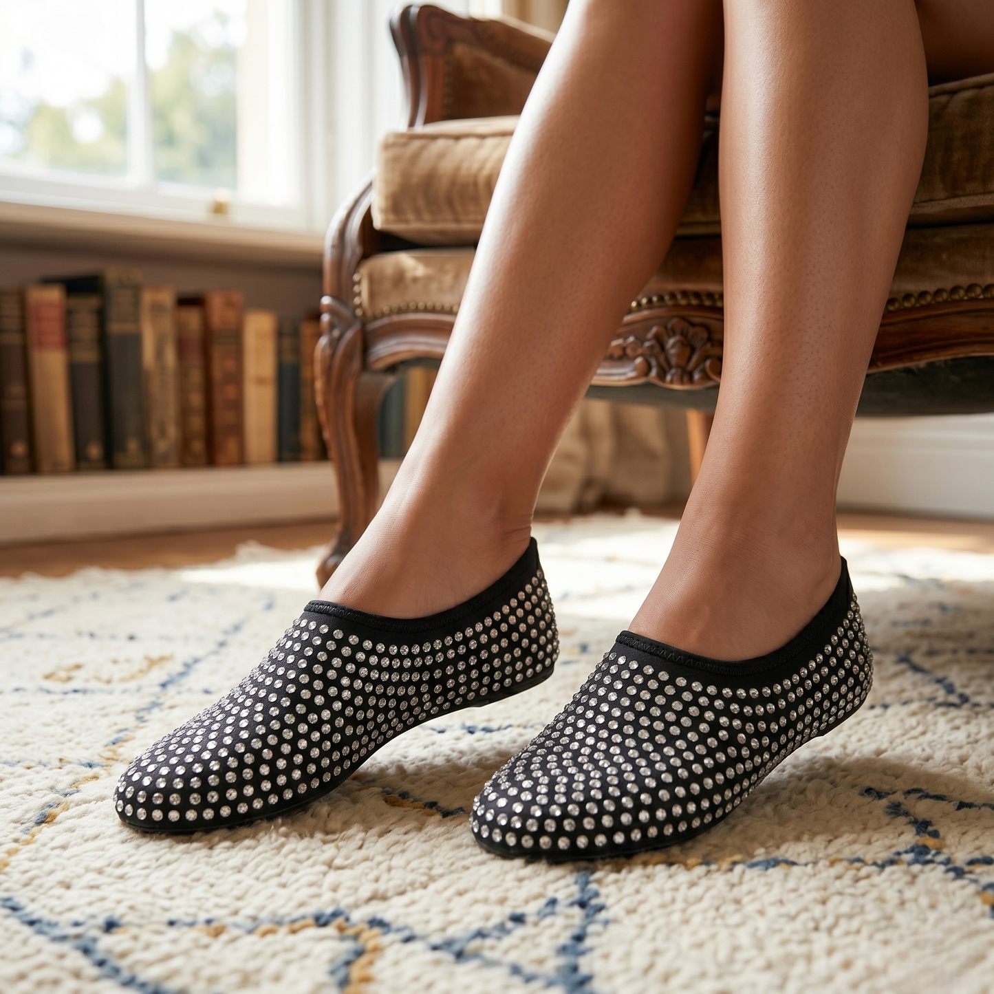 Ballerines "Sparkle" - Noir - taille 38 - vue 3