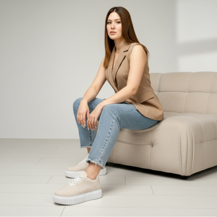 Baskets avec des stresses - Noir - taille 37 - vue 2