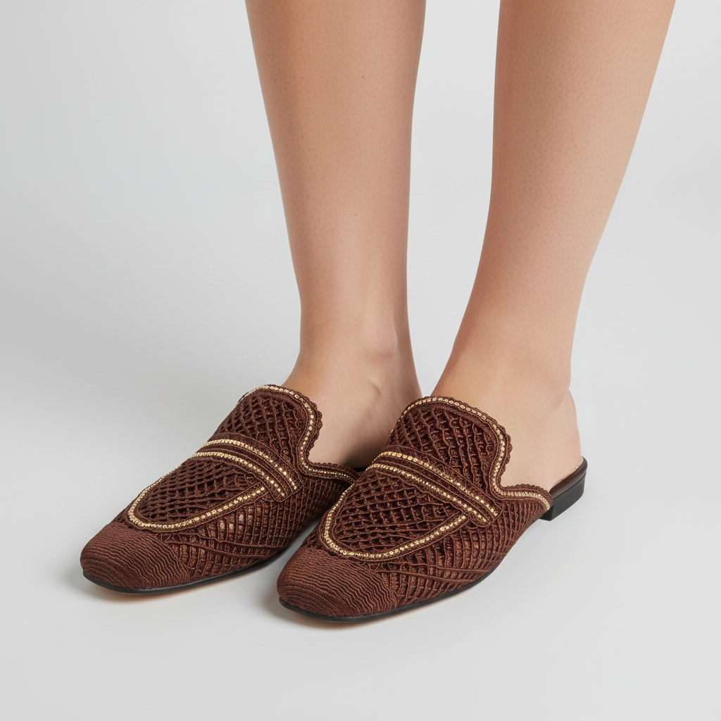 Babouche très chic - Noir - taille 39 - vue 1