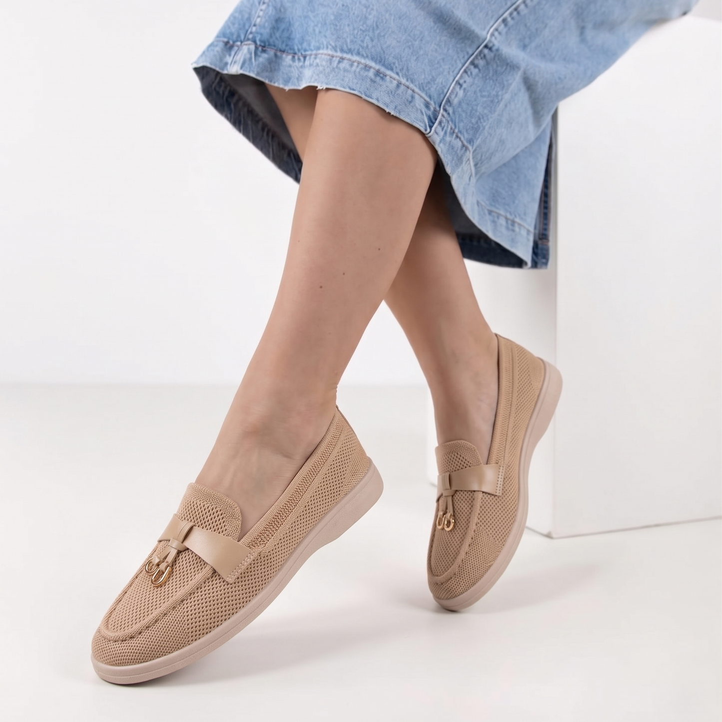 Mocassins caractérisée souple sans lacets - Noir - taille 40 - vue 5