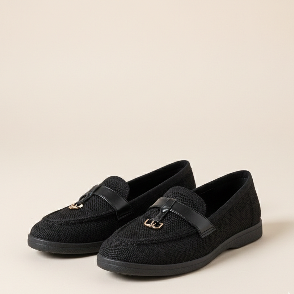 Mocassins caractérisée souple sans lacets - Noir - taille 39 - vue 4