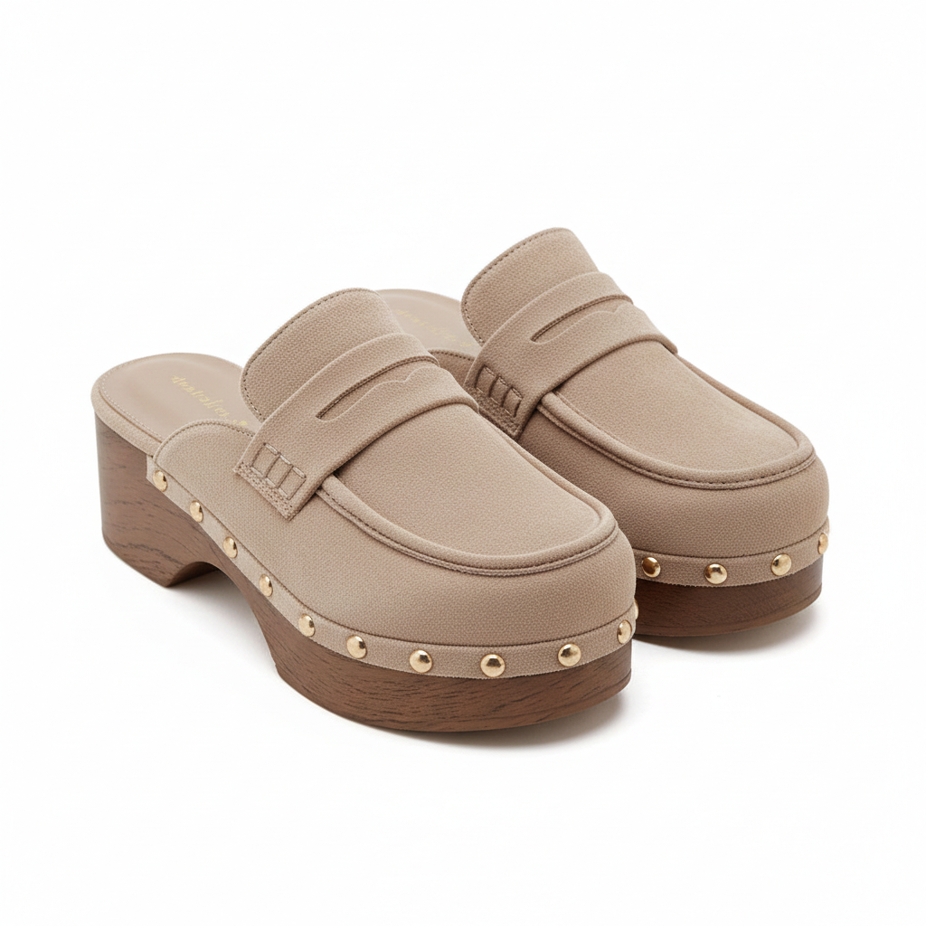 Sabots Plateformes "Ideal Shoes" – Style Rétro-Chic - Noir - taille 38 - vue 3