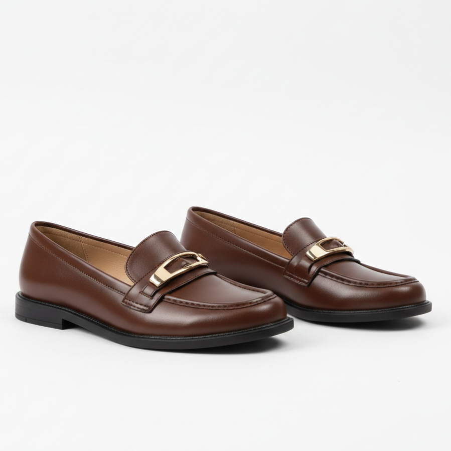 Mocassins avec boucle décorative - Noir - taille 39 - vue 4