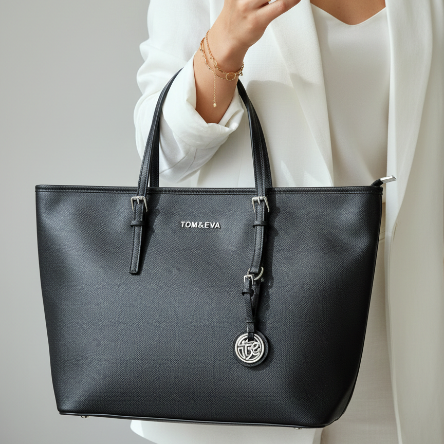 L'Élégance Minimaliste : Le Duo Sac & Mule - Noir - taille 37 - vue 2