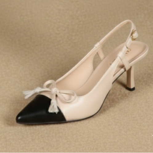 escarpins slingbacks au design sophistiqué et intemporel. - Noir - taille 41 - vue 6
