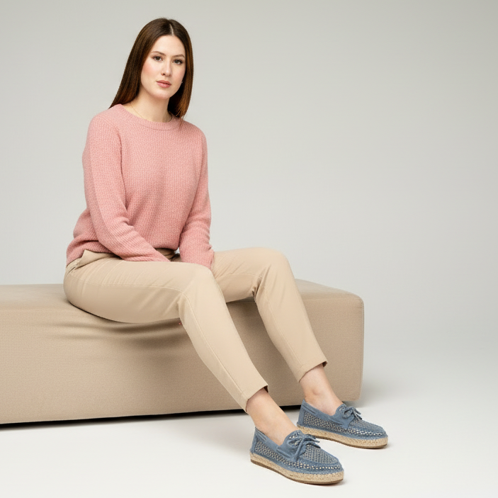 Mocassins Espadrilles à Strass – L'élégance Décontractée - Noir - taille 37 - vue 2