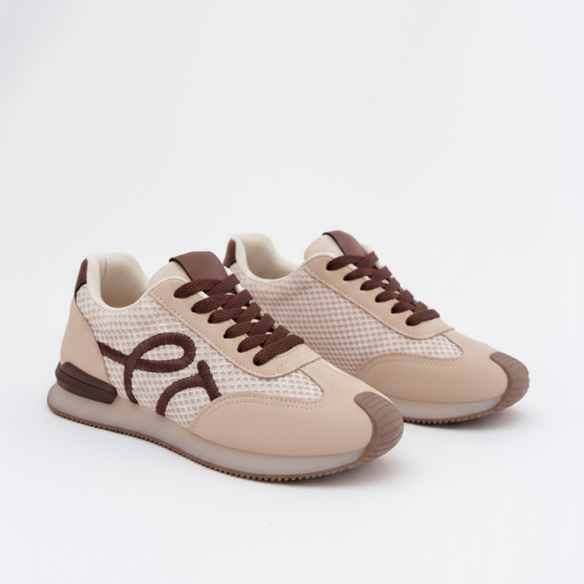 Basket en simili cuir - Noir - taille 38 - vue 3
