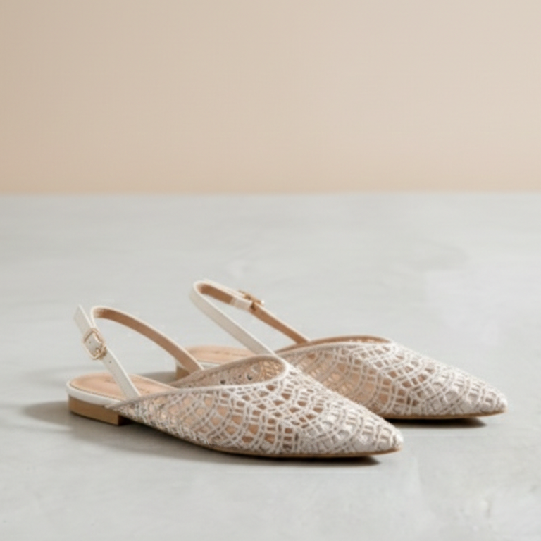 Ballerine slingback à bout pointu - Noir - taille 40 - vue 5