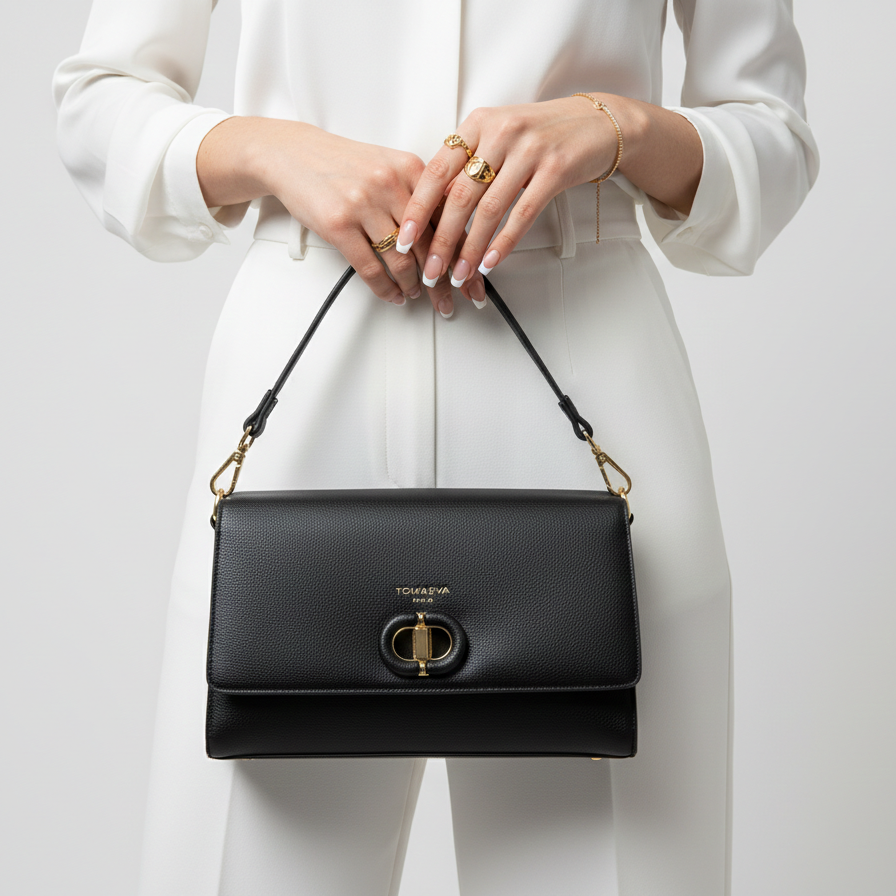L'Élégance Intemporelle : Le Duo Sac & Escarpins - Noir - taille 38 - vue 3