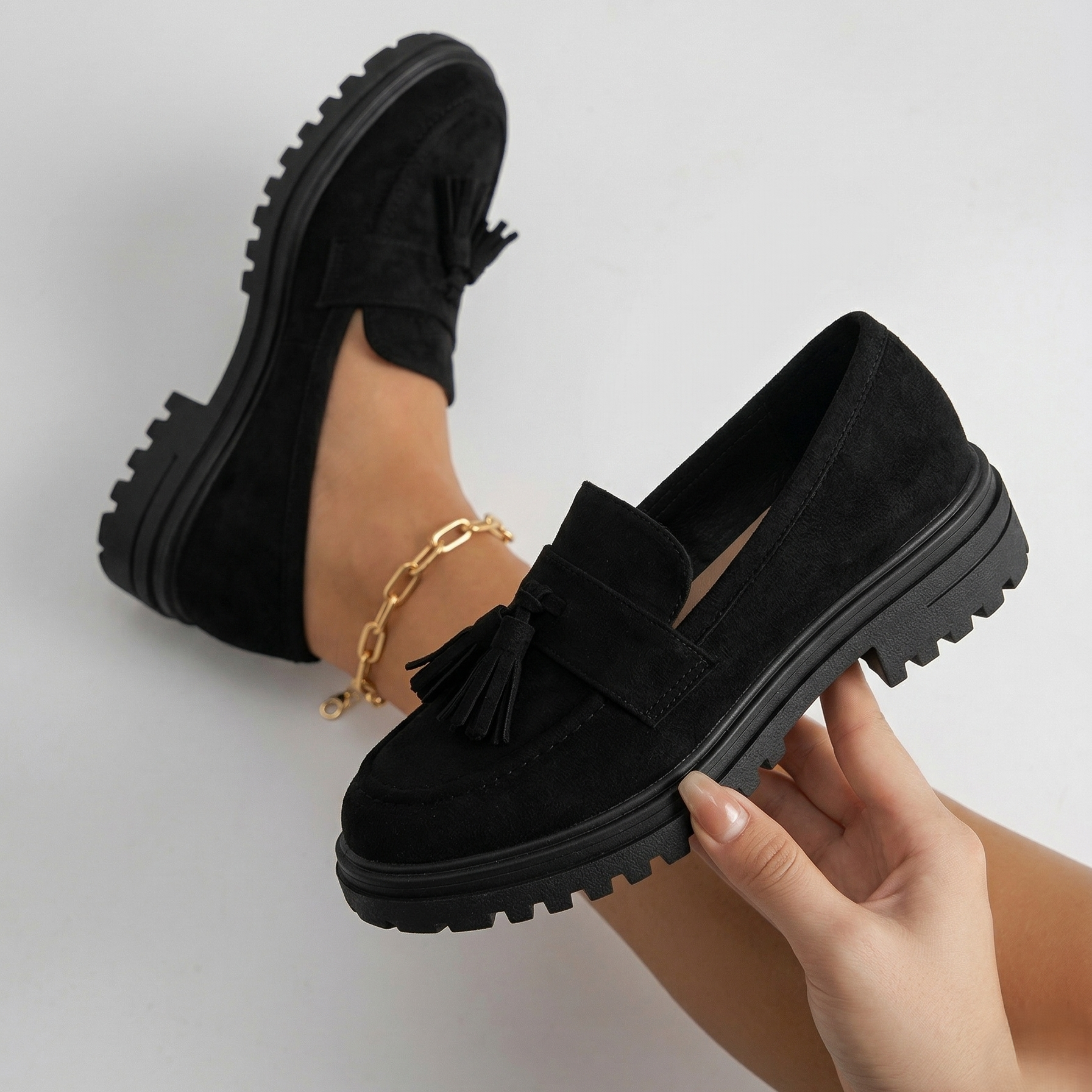 Mocassins à Glands - Noir - taille 37 - vue 2